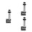 3Pièces Noyau Hydraulique Cric Robuste Accessoire Mixte 7
