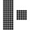 80Pièces Tissu Rond Noir Pour Verger 8