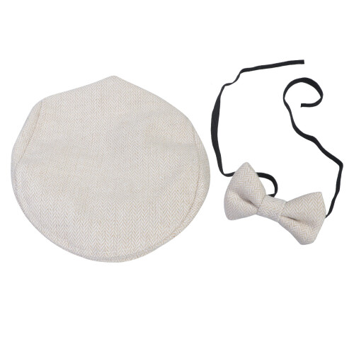 3Ensembles Ensemble Bébé Costume Coton Nœud Pour Photos 1