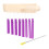 1Ensemble Instrument Musical Percussion 8 Tons Aluminium Violet Enfant 10
