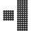 80Pièces Tissu Rond Noir Pour Verger 7
