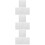 9Pièces Panneaux 3D PVC Blancs Décor Mariage 10