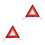 2Pièces Triangle Pliable Réfléchissant Auto Conception Slot 6