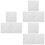 9Pièces Panneaux 3D PVC Blancs Décor Mariage 8
