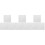9Pièces Panneaux 3D PVC Blancs Décor Mariage 6