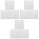 9Pièces Panneaux 3D PVC Blancs Décor Mariage 5