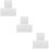 9Pièces Panneaux 3D PVC Blancs Décor Mariage 11