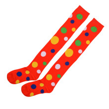 3Paires Bas Costume Clown Pour Danse Et Usage Femme