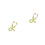 2Pièces Pin Broche Verte Cartoon En Pour Accessoire De Mode 9