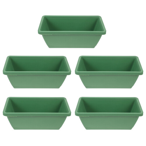 10Ensembles À Fleurs Verts En Plastique Pour Jardin