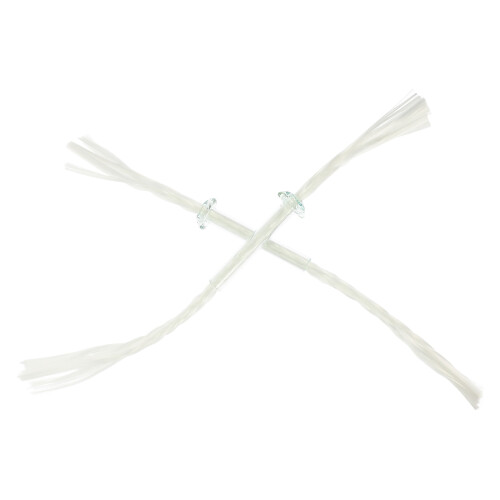 6Pièces Mèches Blanches Coton Pour Lampe À Huile