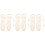 6Pièces Bloc- Bois Beige, Accessoires Tricot Main DIY 6