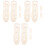 6Pièces Bloc- Bois Beige, Accessoires Tricot Main DIY 5