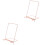 2Pièces Chevalet Stable Rose Pour Affichage Décoration 5