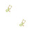 2Pièces Pin Broche Verte Cartoon En Pour Accessoire De Mode 7
