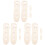 6Pièces Bloc- Bois Beige, Accessoires Tricot Main DIY 4