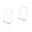2Pièces Chevalet Stable Rose Pour Affichage Décoration 6