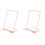 2Pièces Chevalet Stable Rose Pour Affichage Décoration 4