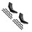 24Pièces Rack Pour Haltères Noir PP Protecteur Sol Stable 5
