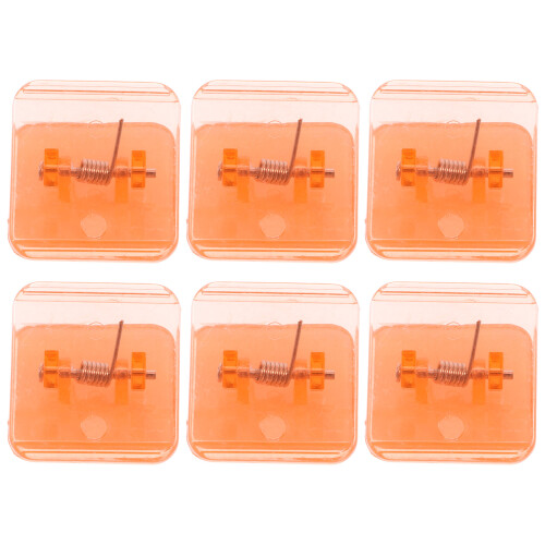 24Pièces Fixation ABS Orange Pour Murale Résistante 1