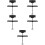 5Pièces Spreader Professionnel Noir Pour Et Plaquettes De 9