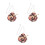 3Pièces Embellissements Suspendus Rétroviseur Café 5
