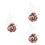3Pièces Embellissements Suspendus Rétroviseur Café 4