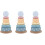 3Sets Assorted Color Wood Toy Stackable Ring Educational Creative Play 5