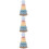 3Sets Assorted Color Wood Toy Stackable Ring Educational Creative Play 9