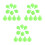 30Pièces Accessoires Bulles Tpr Doux Vert Clair Pour Jouets Créatifs 8