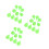 30Pièces Accessoires Bulles Tpr Doux Vert Clair Pour Jouets Créatifs 6