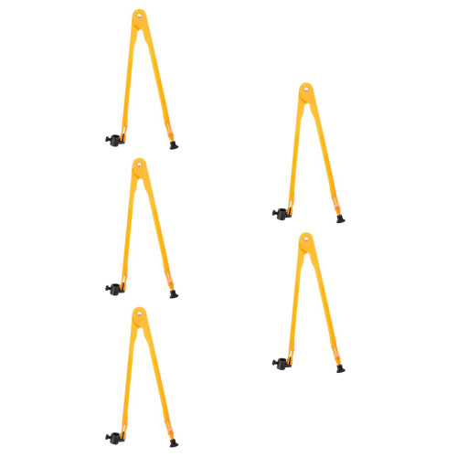 5Pièces Compas Enseignant Grand Plastique Orange Pour Cours Et Tableau 1
