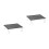2Ensembles Petite Table Aluminium Pliante Noire Pour Voyage Camping 9