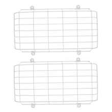 4Pièces Protection Murale En Fer Pour Lumière De Secours