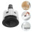 2Pièces Bouton De Chasse Wc Double Poussoir ABS Chromé Noir Ajustable 10