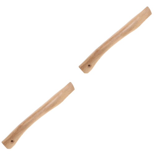2Pièces En Bois Khaki Pour Manche De Hache À Usage Long 2