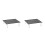 2Ensembles Petite Table Aluminium Pliante Noire Pour Voyage Camping 8