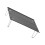 2Ensembles Petite Table Aluminium Pliante Noire Pour Voyage Camping 3