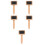 5Pièces Instruments Feutrage Laine Bois Fer Pour Artisanat 10