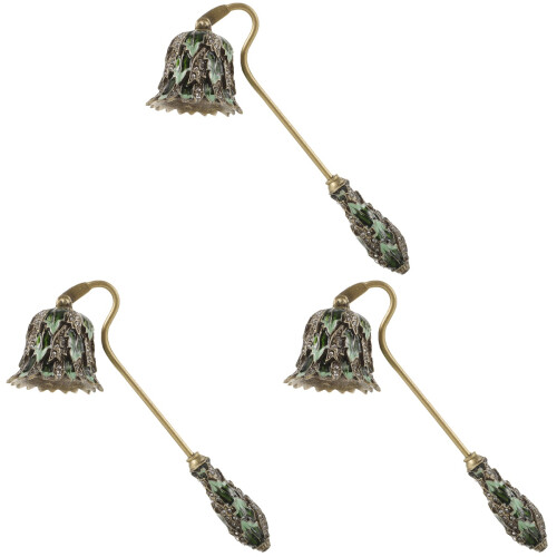3Pièces Outil Éteignoir Métal Long Manche Usage Maison 2