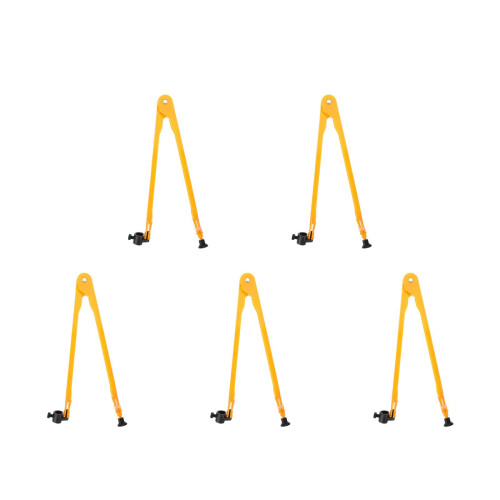 5Pièces Compas Enseignant Grand Plastique Orange Pour Cours Et Tableau 2
