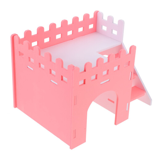 4Pièces Hamsters PVC Roses Avec Adorable Spacieuse 1