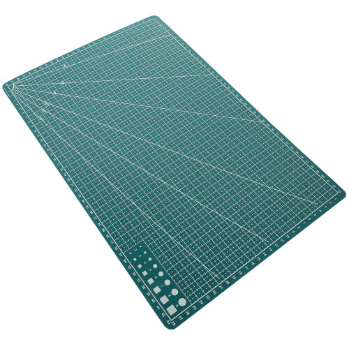 8Pièces Supports De Découpe PP Double-Face Vert Pour Projets DIY 1