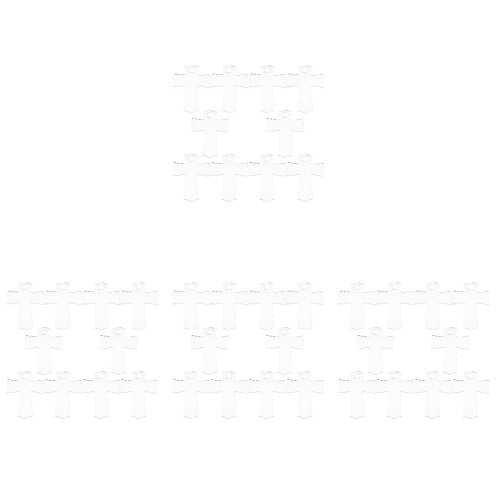 40Pièces Étiquettes Nom Blank Facile À Nettoyer 2