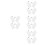 8Paires Coton Blancs Hydratants Pour Mains Sèches Usage 10