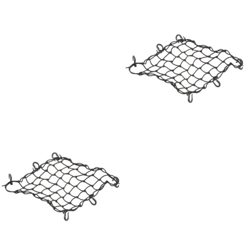 2Pièces Filet De Charge Extensible Noir Pour Avec 6 Crochets 2