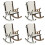 4Pièces Décoration Bois Sublimation Chaise Accessoires DIY 6