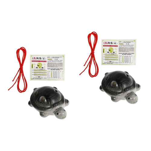 2Ensembles Ocarinas Tortue Flûtes Pour Débutants Portable 2