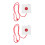 2Pièces Boutons Durgence Mural Pour Aide Rapide Seniors 5