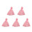 5Pièces Cape Habillage Rose Vintage Accessoires Décor 5